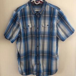 North Face Button down short sleeve